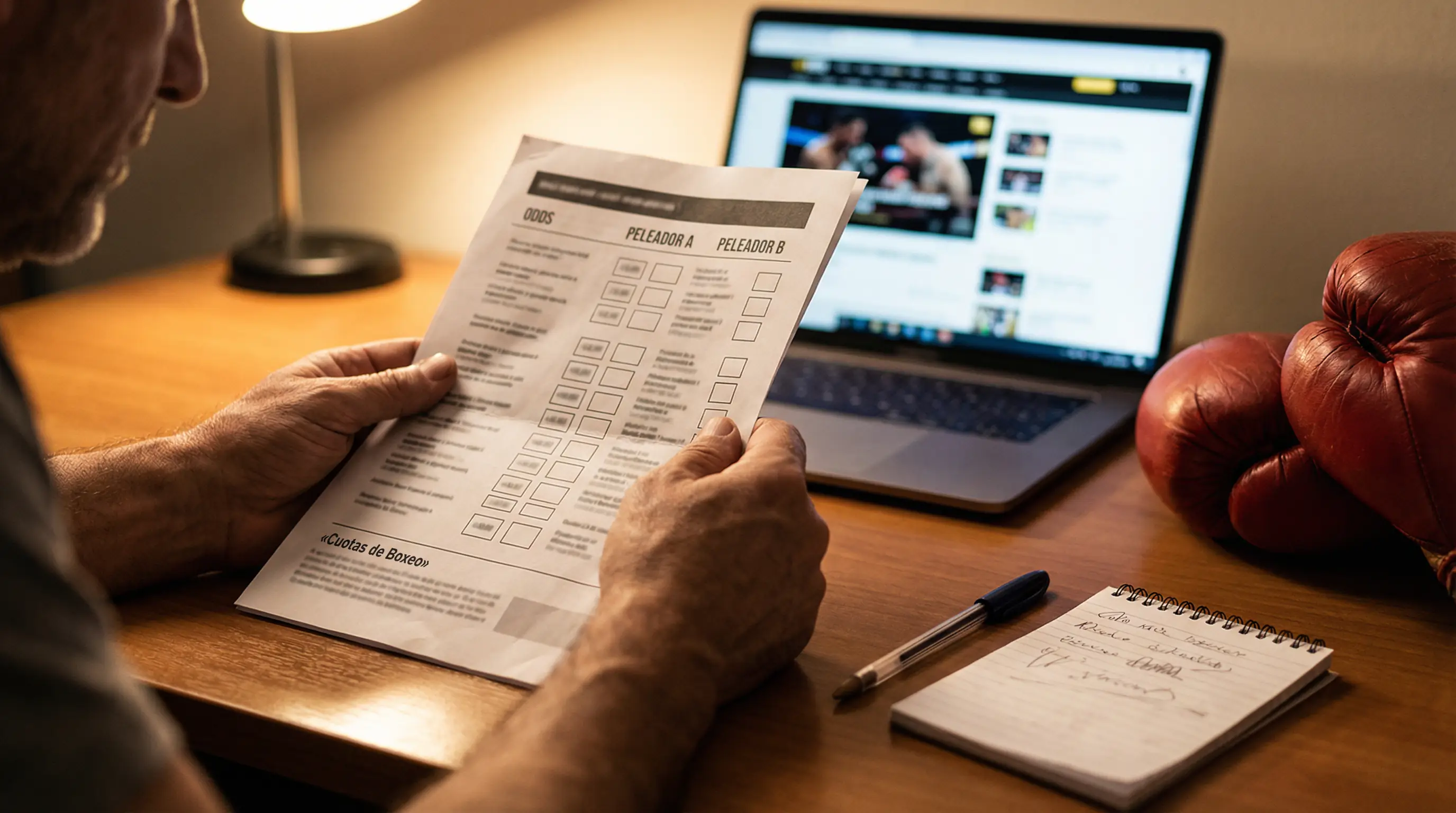 Cuotas de boxeo: lectura y comparación de coeficientes en apuestas de combate